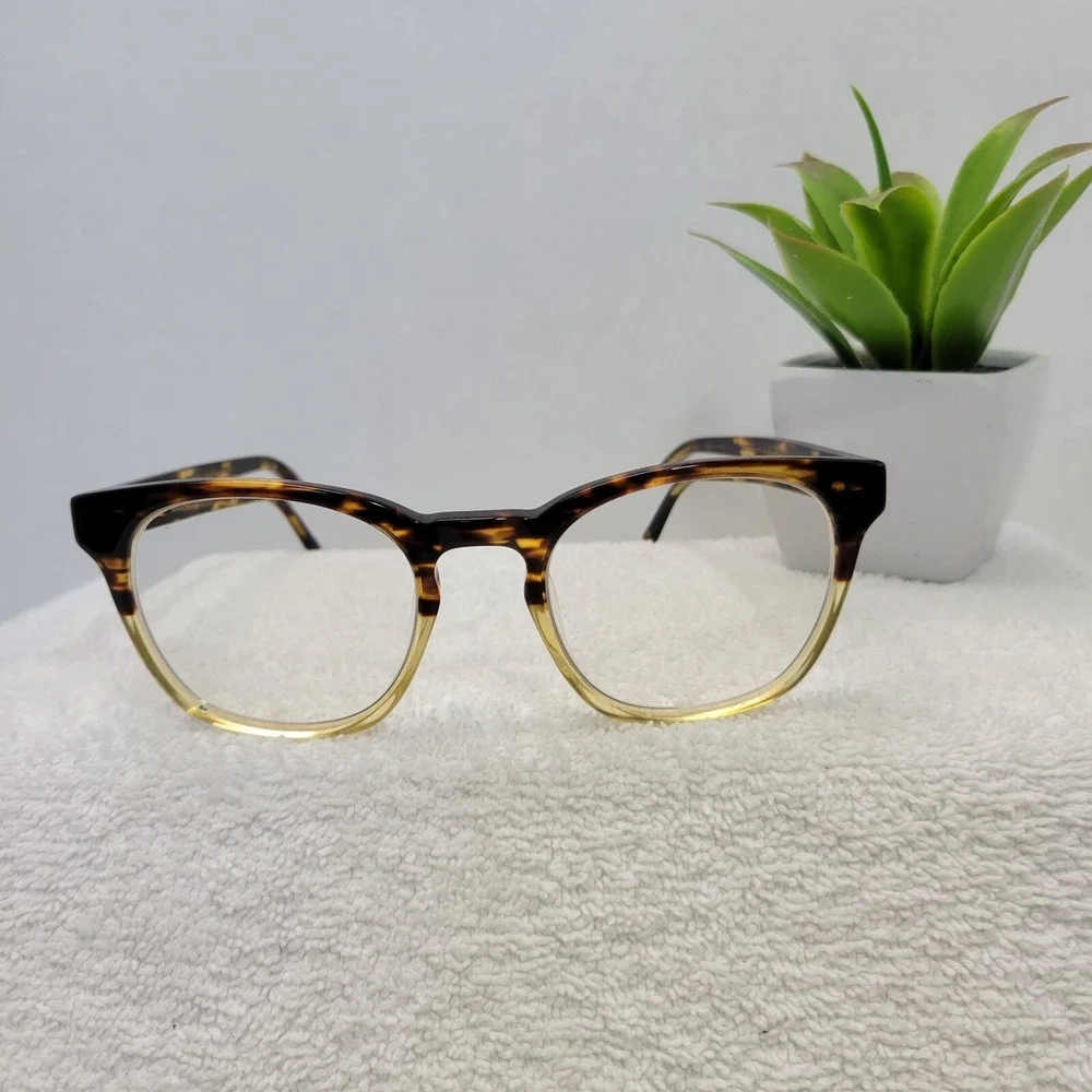 Warby Parker Felix M 929 **FRAME ONLY**Two Tone Tortoise Square Eyeglass Frame